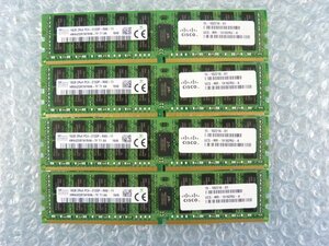 1NOX // 16GB 4枚セット計64GB DDR4 17000 PC4-2133P-RA0 Registered RDIMM 2Rx4 HMA42GR7AFR4N-TF 15-102216-01// Cisco UCS B200 M4 取外