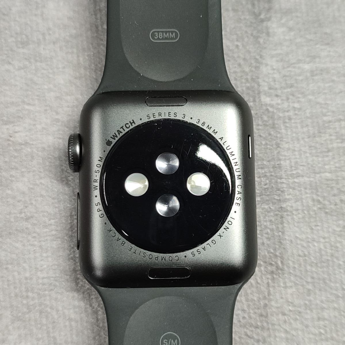 箱付き 動作確認済】AppleWatch3 アップルウォッチ シリーズ3 38mm S/M