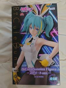 Bicute Bunnies Figure Hatsune Miku Street ver. figure new goods unopened 