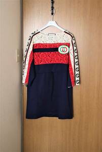  Gucci [ new goods storage goods ] One-piece lady's size XS GUCCIke ring Japan tag 