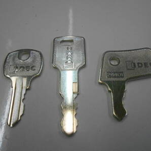 純正 高所作業車 の鍵3点セット 【送料無料・追跡有り】純正キー IDEC KEY キー 鍵 カギ idec 0番 idec V00 idec24401 3種 各1本