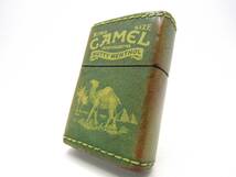 キャメル Camel ナッティーメンソール 革巻 zippo ジッポ 2008年_画像2