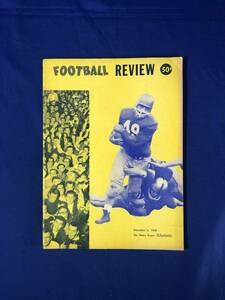 CD751m●【パンフレット】 The Notre Dame Scholastic Football Review 1958.12.5 Fighting Irish ノートルダム大学 フットボール 洋書