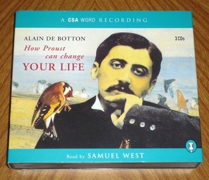 CD3 sheets set How Proust Can Change Your Life English reading aloud Alain de Botton Alain *do*bo ton Samuel waste top loose to because of life improvement law 