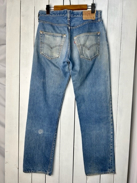 USA古着 70s USA製 Levis 501 66 赤耳セルヴィッジデニムパンツ 32