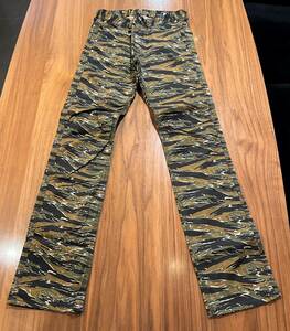 [SKULL FLIGHT] размер 36 SS PANTS type6 Tiger утка тугой распорка стрейч Skull полет Ran bru