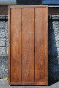 立9　昭和レトロ　1枚　経年の味わいのある　木製引戸　1695x845x32ミリ