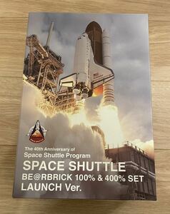 ベアブリック　SPACE SHUTTLE 40th ANNIVERSARY BE@RBRICK ※400%のみ　LAUNCH Ver. アメリカ航空宇宙局正式許諾　スペースシャトル