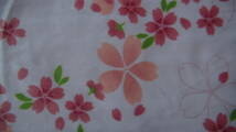 #新品　桜模様のふんわり軽い毛布と敷パッドセット　シングルサイズ　_画像9