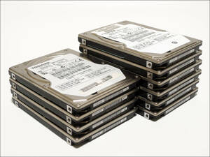 TOSHIBA 2.5インチHDD MK7575GSX 750GB SATA 10個セット #10912