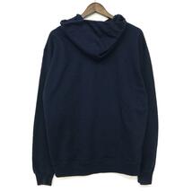 ★希少★ Champion チャンピオン パーカー プルオーバー ネイビー 紺 キャピタル ワン 企業 ロゴ メンズ ヴィンテージ ビンテージ 2XL_画像4