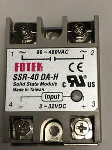 SSR-40DA person shape single phase relay 40A solid state relay 24-380V AC-DC 3 piece collection 