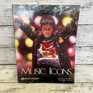 k606 未開封　マイケル・ジャクソン オークション・カタログ 「Julien's Auctions MUSIC ICONS 2010」写真集