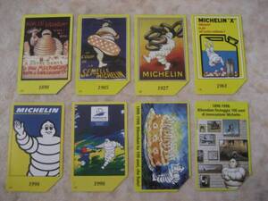  Michelin viva n dam 100 anniversary commemoration card 8 pieces set rare goods!BIBENDUM*BIB* Michelin man * tire man 