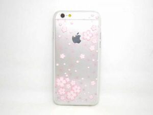 iPhone 6/6S サクラ クリアケース ソフトカバー 桜 TPU 透明