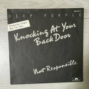 DEEP PURPLE KNOCKING AT YOUR BACKDOOR PROMO ドイツ盤　プロモシート