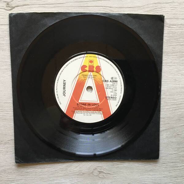 JOURNEY STONE IN LOVE UK盤 PROMO