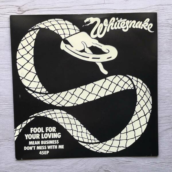 WHITESNAKE FOOL FOR YOUR LOVING UK盤　fluorescence