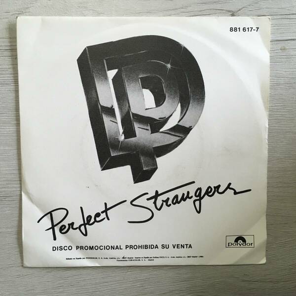 DEEP PURPLE PERFECT STRANGER PROMO　スペイン盤