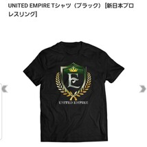 極美品　新日本プロレス　UNITED EMPIRE グラフィックTシャツ　XXL_画像3