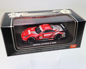 【新品】京商 1/64 モチュール オーテック Z SUPER GT 2006 【K06471D】 ミニカー