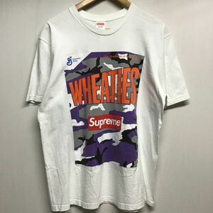 【Supreme シュプリーム】21SS Wheaties Tシャツ L コットン ホワイト プリント 2304oki