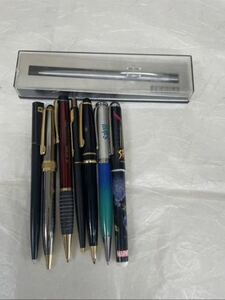 8本セット ZEBRA /UNIVERSAL/など、ボールペン 回転式 中古 ジャンク、印切りなどいろいろ未確認ジャンク品