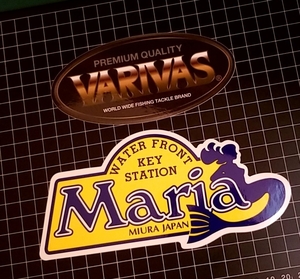 Yamashita Sticker ヤマシタ　ヤマリア　VARIVAS　バリバスステッカーセット　シール　MORRIS　ヘラ　マールアミーゴ オンデオンダ　