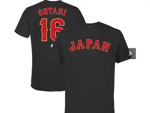 WBC 2023 日本代表 侍ジャパン 大谷 翔平 レジェンズ Tシャツ サイズ:YouthL LEGENDS Black Name & Number T-Shirt Ohtani Shohei