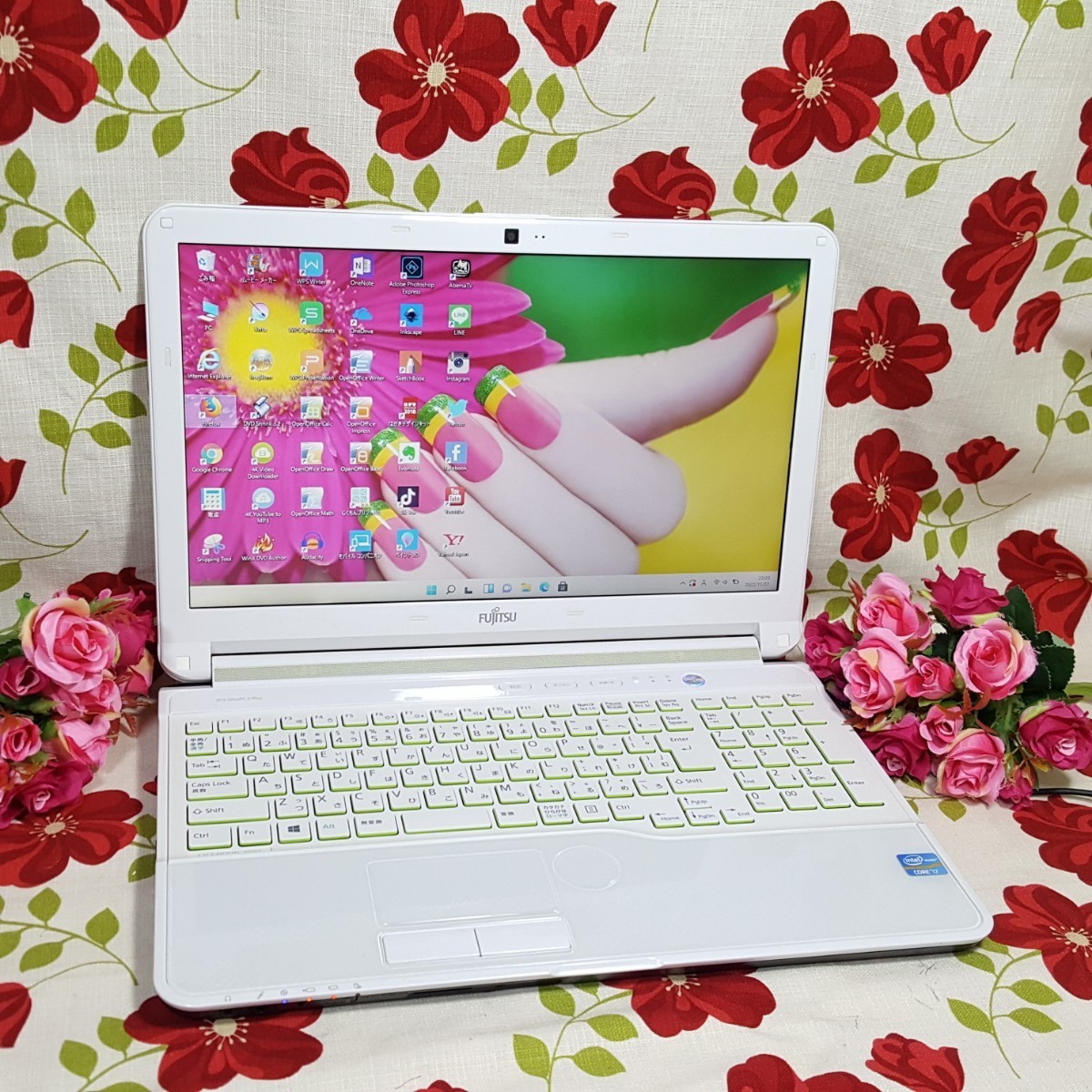 富士通/LIFEBOOK/新品SSD512GB/2世代Core-i5搭載/メモリ8G/無線LAN/Wi