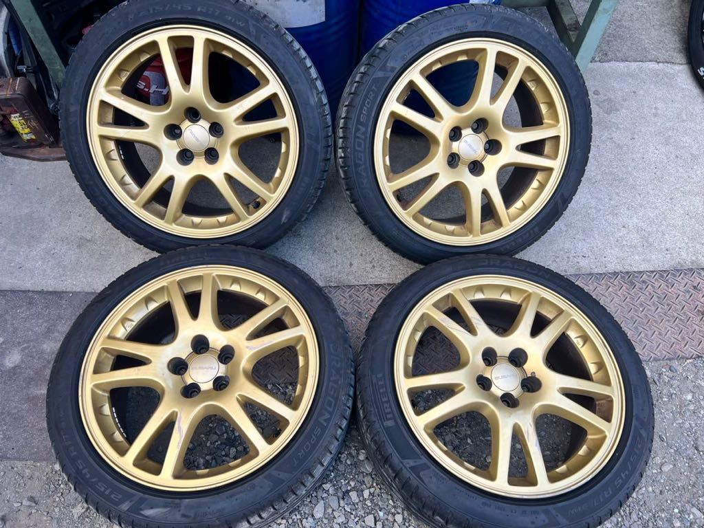 ヤフオク! -「スバル純正 17インチ 7.5」の落札相場・落札価格