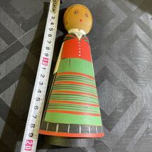 洋風　置物　インテリア　木製　ノルウェー製　お土産　ハンドメイド_画像6