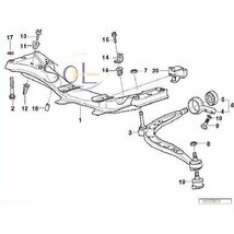 BMW E36 Z3 フロント コントロールアーム ロアアーム 右側 318i 320i 323i 325i 328i 2.0 2.2i 2.8 3.0i 31126758514 出荷締切18時_画像2