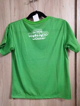 ＵＳＪ マリオ　ルイージ キッズＴシャツ　ビッグフェイス_画像2