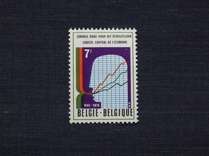 ベルギー切手　経済評議会２５周年・１種未使用　1974年
