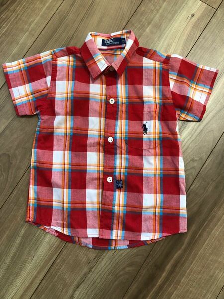 半袖シャツ　子ども用　ポロラルフローレン POLO RALPH LAUREN キッズ　チェック柄　