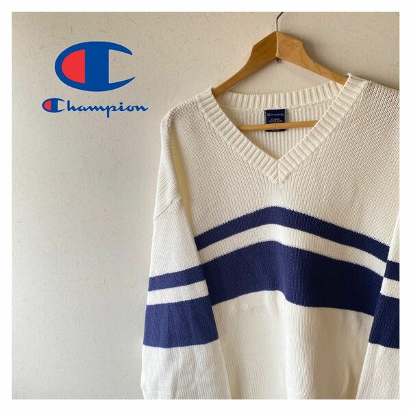 champion チャンピオン　ニット　セーター　90s 古着