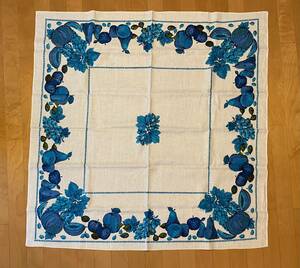 * prompt decision *[ unused ] Hungary tablecloth 130×130cm flax 100% antique linen higashi .