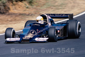 ワイド6切 生写真【6wl-3545】ジョディー・シェクター #20　ウルフWR3/DFV 1977年10月 F1日本グランプリレース