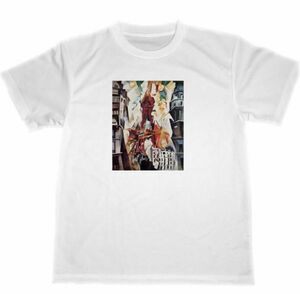 Art hand Auction Robert Delaunay Dry T-shirt Eiffel Tower Paris France Masterpiece Painting Goods, Large size, Crew neck, An illustration, character