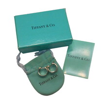 459　Tiffany & Co.　ティファニー　アトラス　SV925　ピアス 7.2g　保存袋　箱　シルバー　美品　_画像1