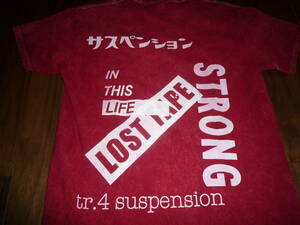 着用1回　付属完備　tr.4 suspension TEE 　 村上淳 　Mサイズ　Ｔシャツ