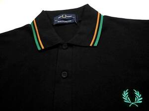  Britain made FRED PERRY M12 polo-shirt black size38