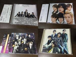 KAT-TUN - CHANGE UR WORLD (DVD付） / ONE DROP (DVD付) / DON’T U EVER STOP / WHITE (DVD付) CD 4枚セット