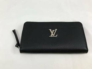 ☆【LOUIS VUITTON】ルイヴィトン 長財布 ジッピー ロックミー カーフレザー ブラック ラウンドファスナー M62622 　♯179861-333