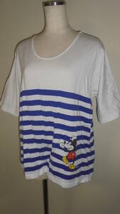 x-girl X-girl border Mickey collaboration Disney short sleeves border T-shirt 