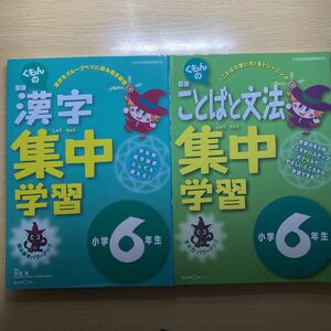 2 pcs. set Chinese character concentration study elementary school 6 year raw ...