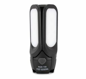 【新品未使用】ポストジェネラル TRI-PANEL SOLAR CHARGED LED LIGHT BLACK ソーラーパネル