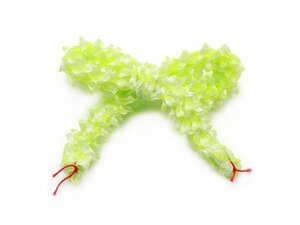 # The Seven-Five-Three Festival #.... for children hair ornament silk deer. . small size ti-s(B yellow green ) [... ribbon aperture stop girl woman .]