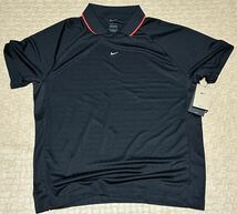 NIKE F.C.・Dri-Fit TRIBUNA ナイキ トリビューナ ジャージ ブラック 半袖ポロシャツ・XL サイズ・新品_画像1